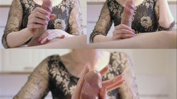 HandJob on kitchen table