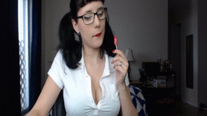 Licking CoolWhip Off A Lollipop