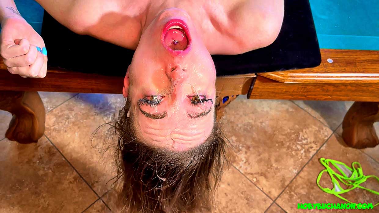 Brooke Johnson Loses At Pool & Gets Pounded Rough