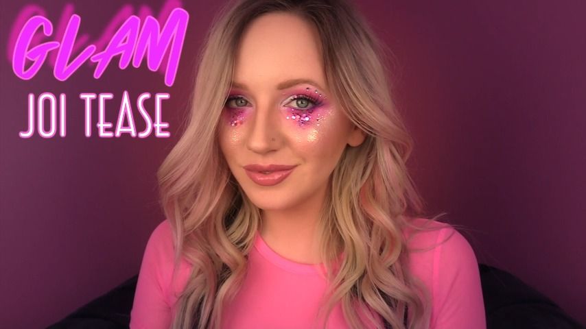 Glam JOI Tease