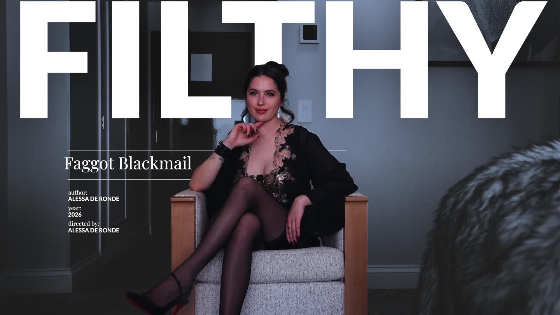 filthy faggot blackmail-fantasy