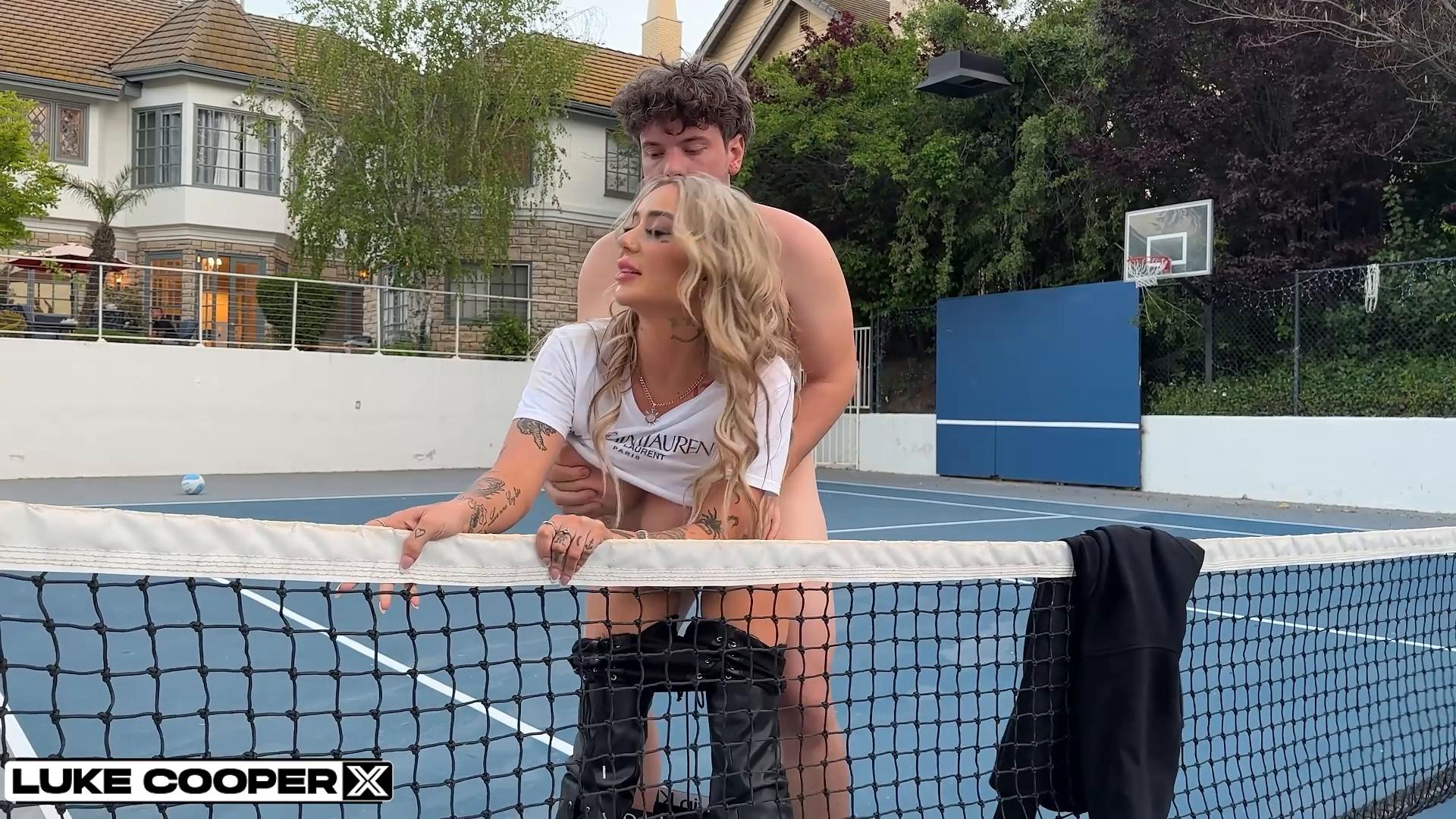 Hot Big Tits Tattooed Jaz Jizzes Fucking Tennis Instructor