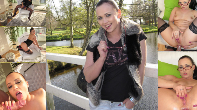 Sex slut Ally puts her tight ass hole wide open