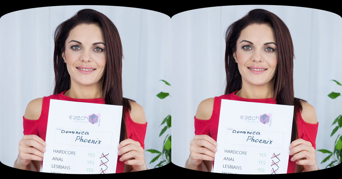 Sexy Dominika in VR Casting