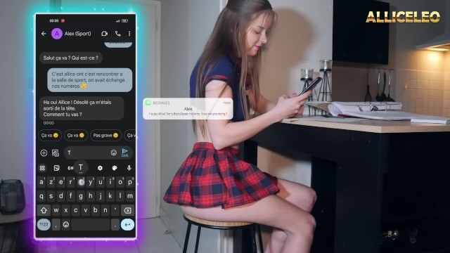 I contact a guy from the gym while I'm studying for sexual entertainment