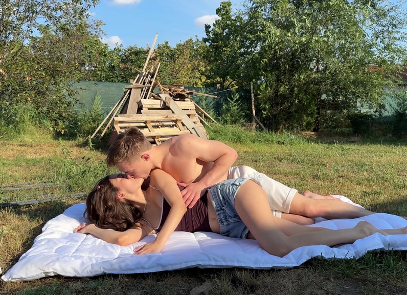 Holiday at Country House Turned Into Hot Sex. 4K HD Tim Team