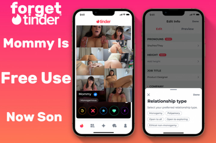 Forget Tinder, Mommy is Free Use Now step-Son! FHD