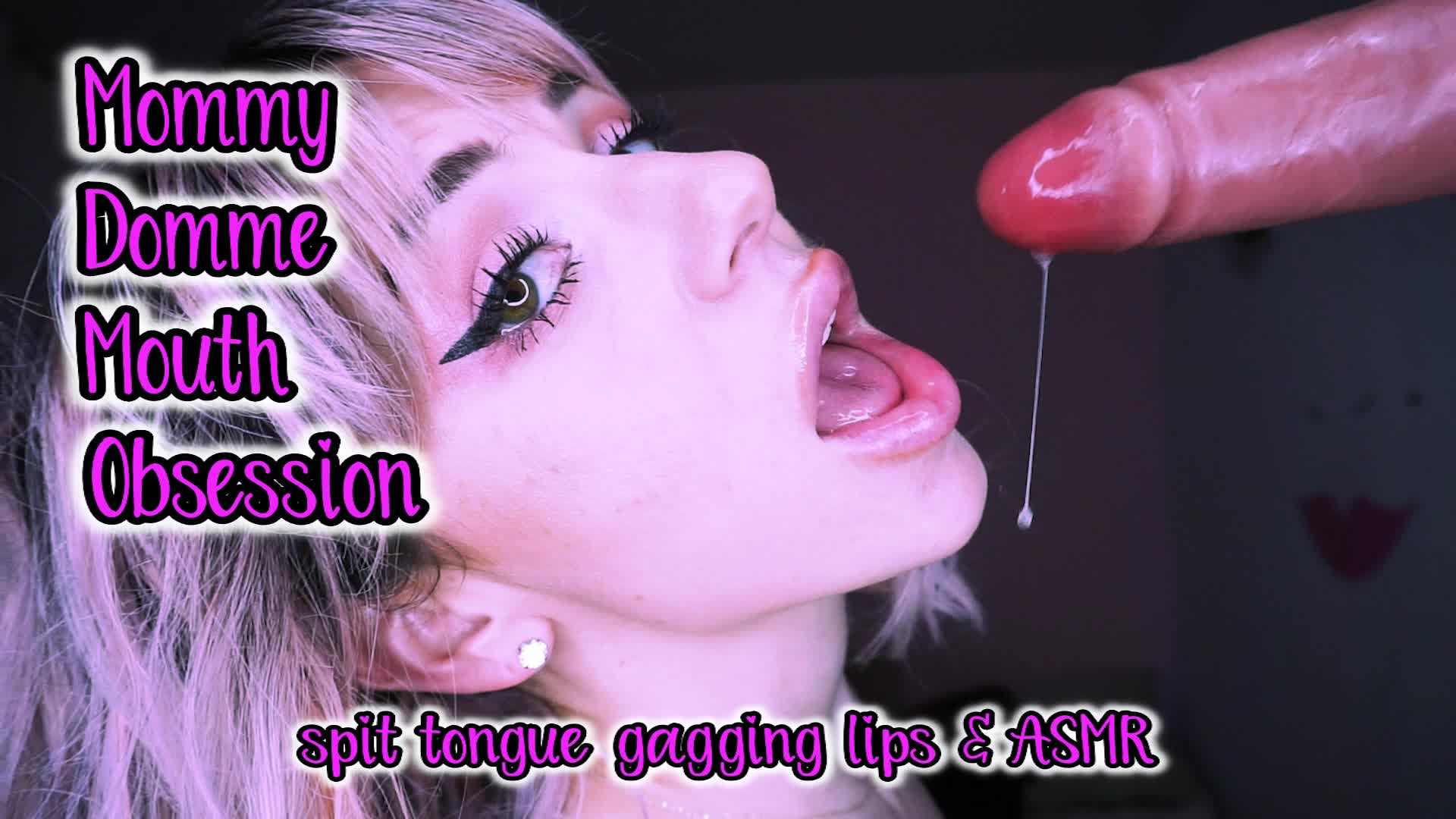 MommyDomme Spit Lip and Mouth Fetish