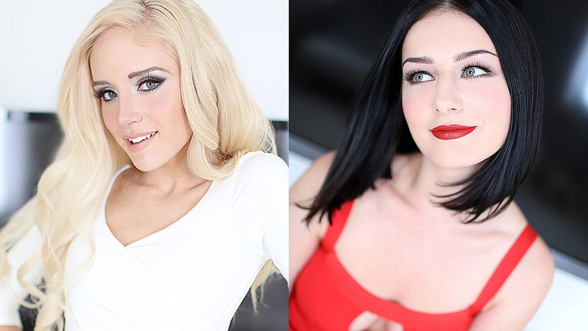 Naomi Woods and Amanda Aimes, Young Beauties Devour Dick and Sperm