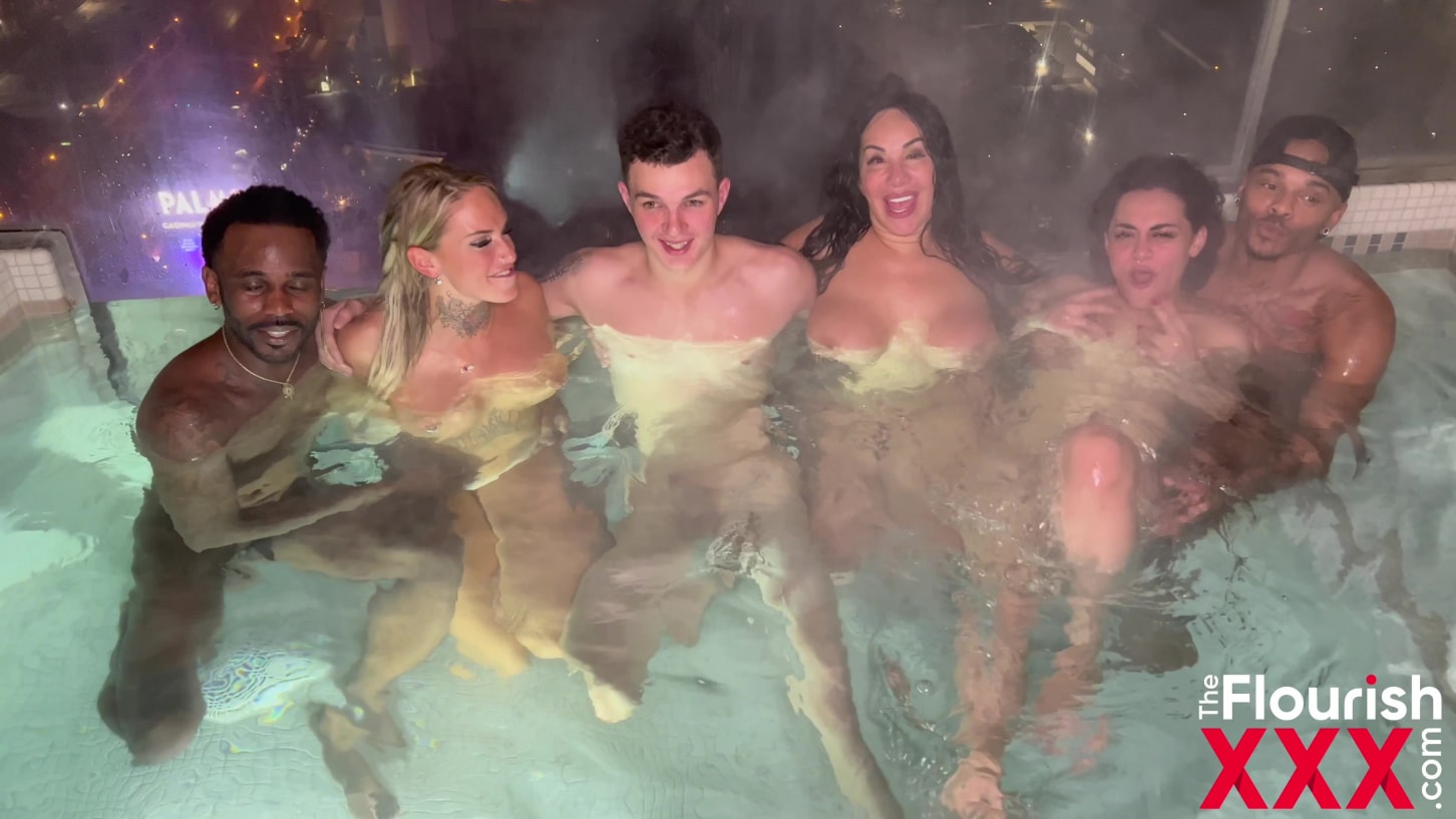 AVN Gangbang 2023 Cam Jacuzzi