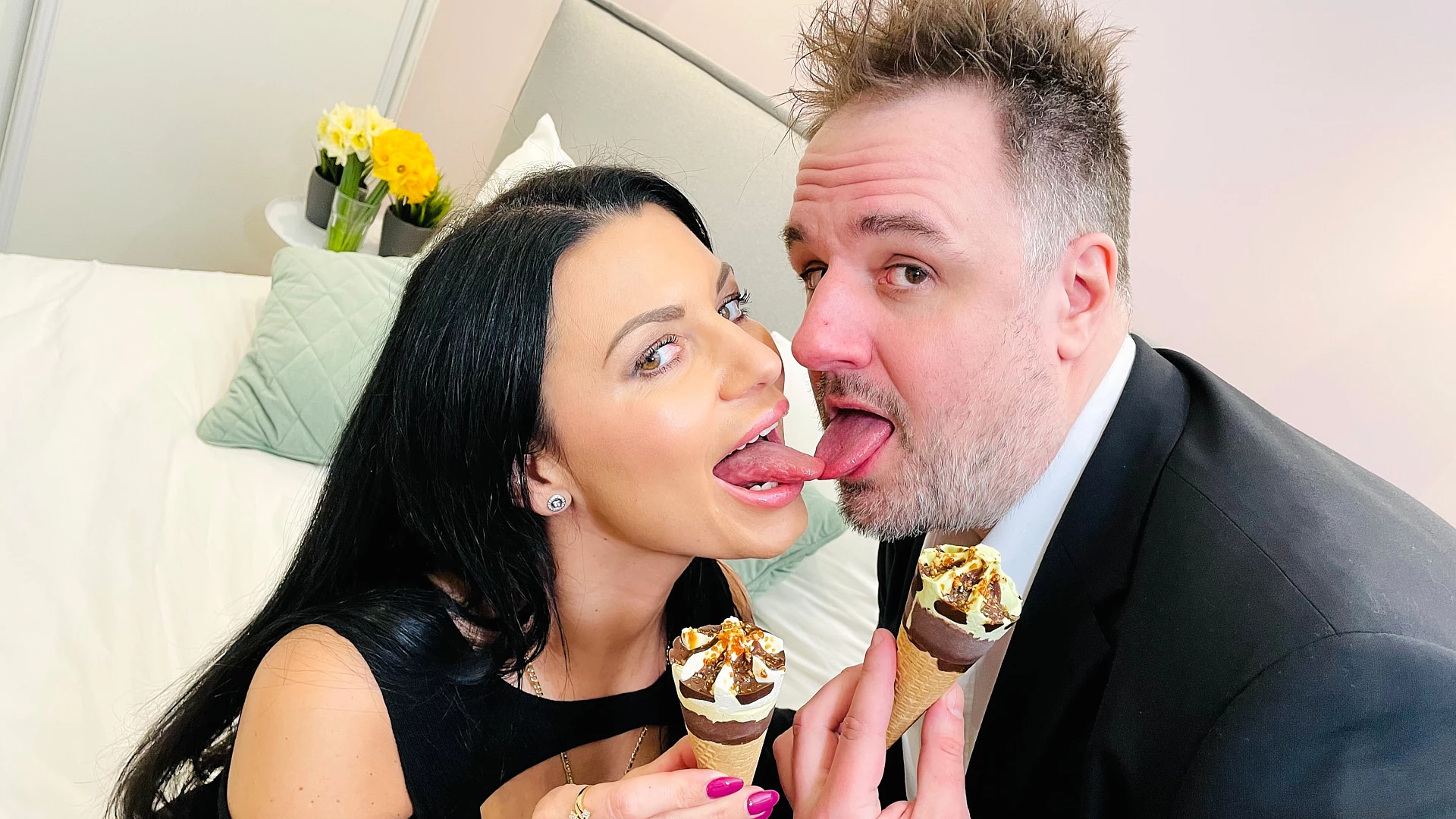 Hard Anal Fuck and Ice Cream Mess