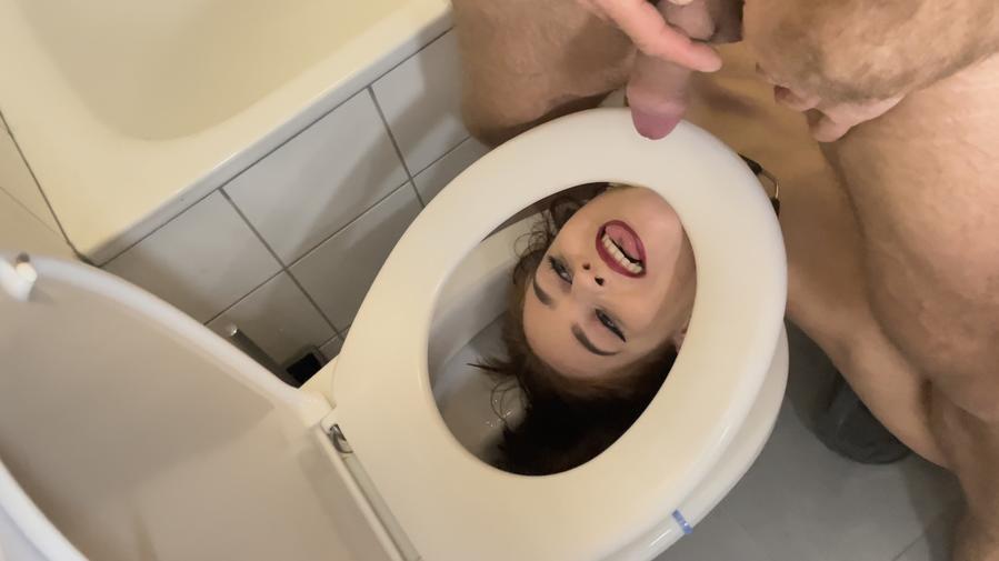 Put your face in the toilet! Pissed off by 2 guys