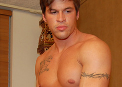 Brodie A Tattooed Texan Busts A Nut