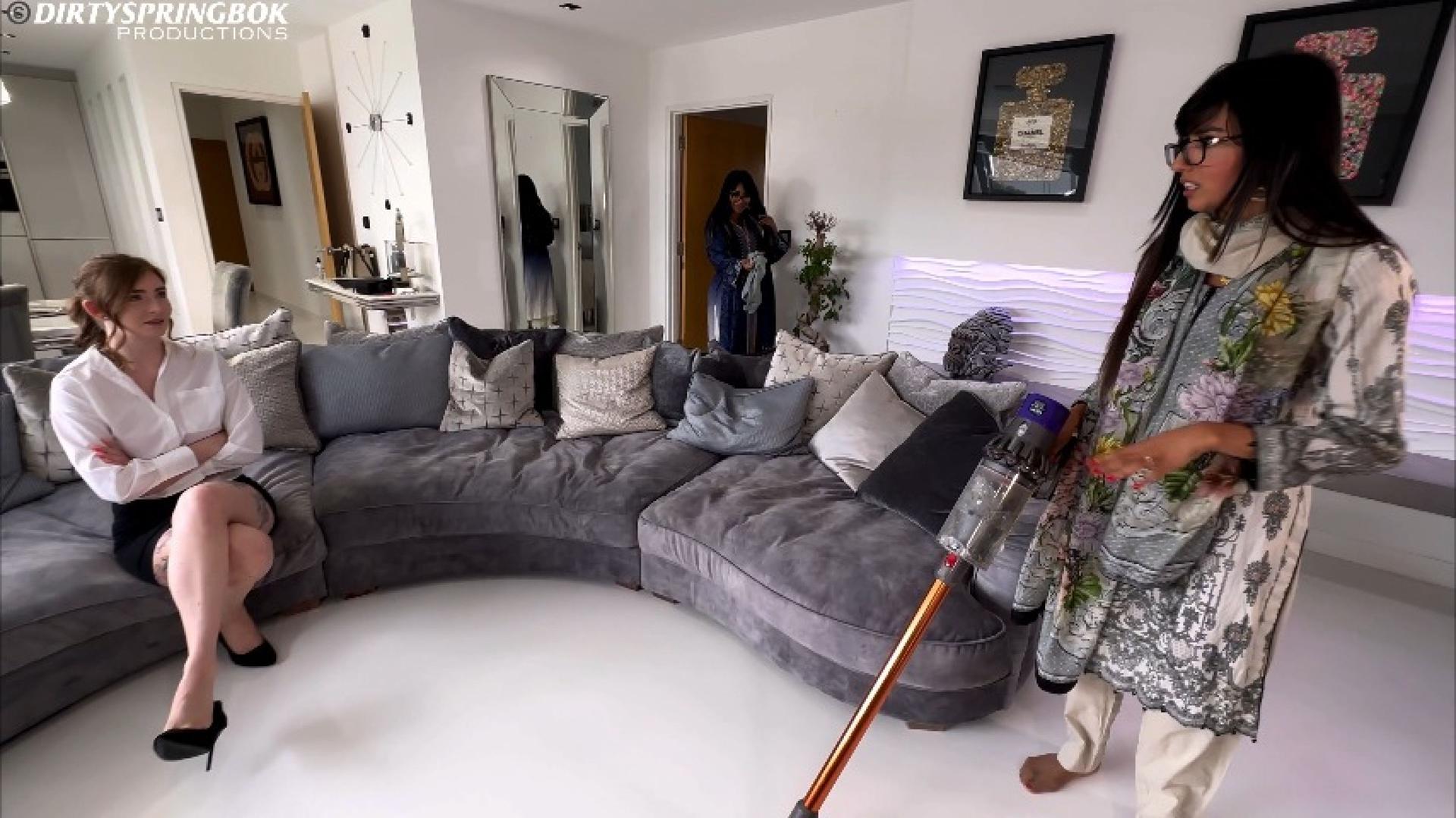 Desi Maids get revenge on white girlboss ft Aaliyah & Katie