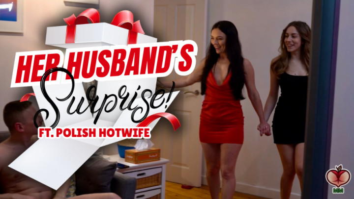 Her Husband's Surprise ft Polish Hotwife