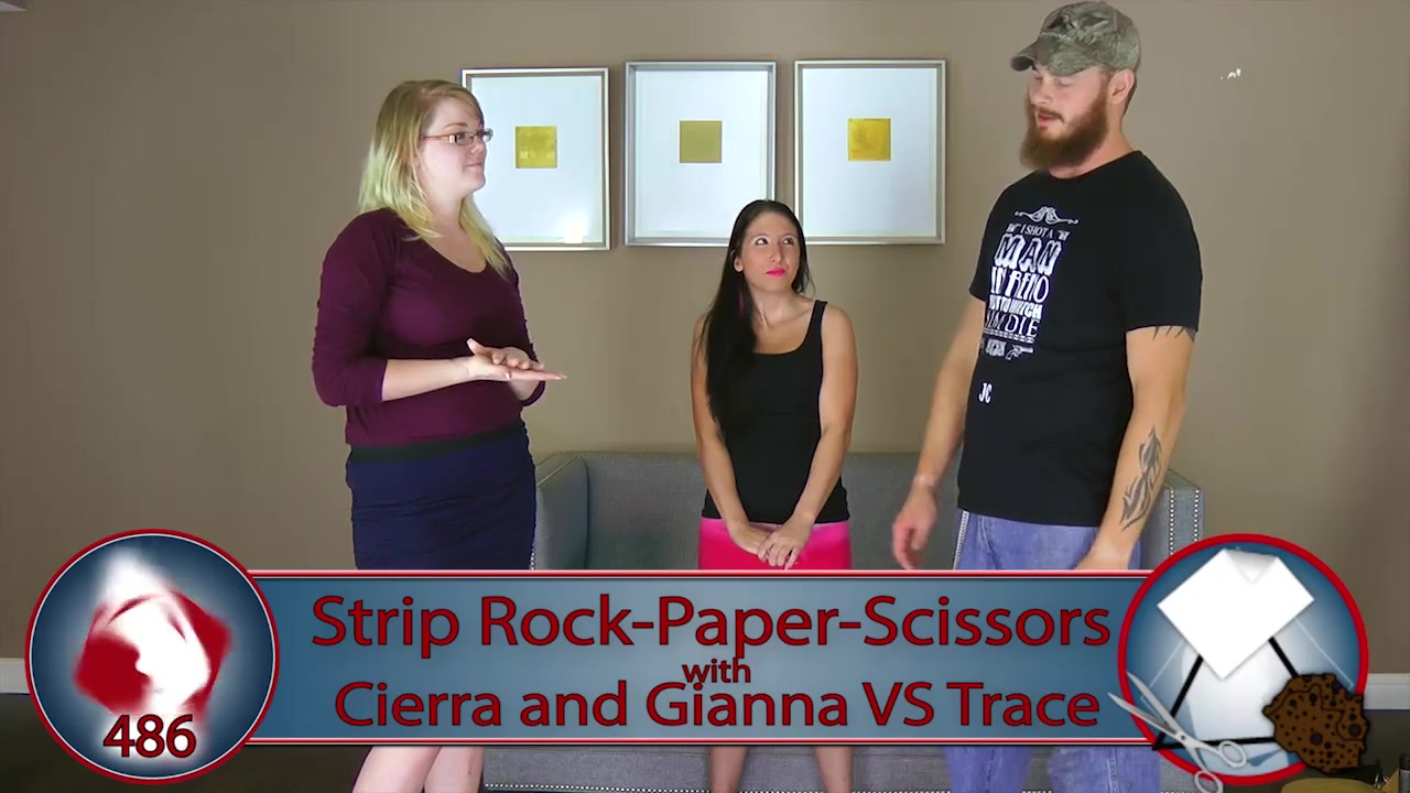 Strip Rock-Paper-Scissors with Cierra and Gianna vs Trace