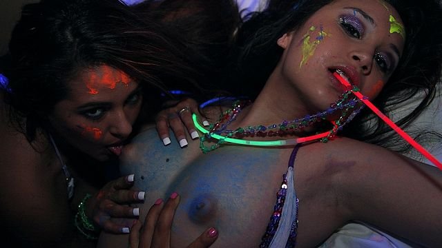 Bitches In Black Light
