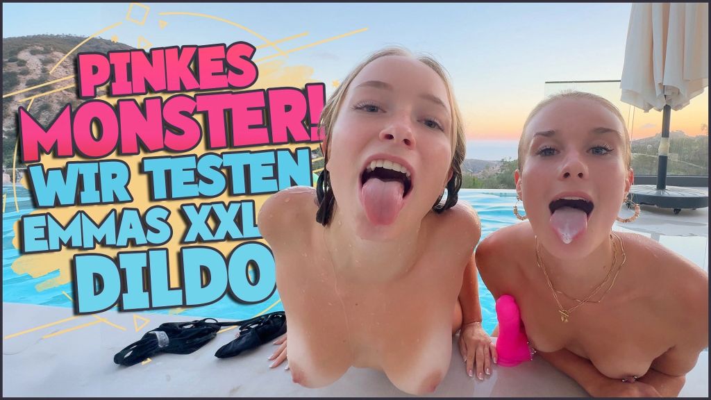 PINK MONSTER! WE TEST EMMA'S XXL DILDO!