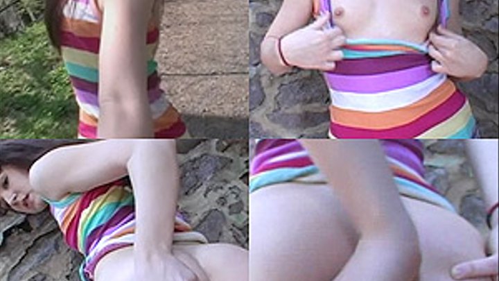 The great outdoors jerk off lesson - part 2 of 2