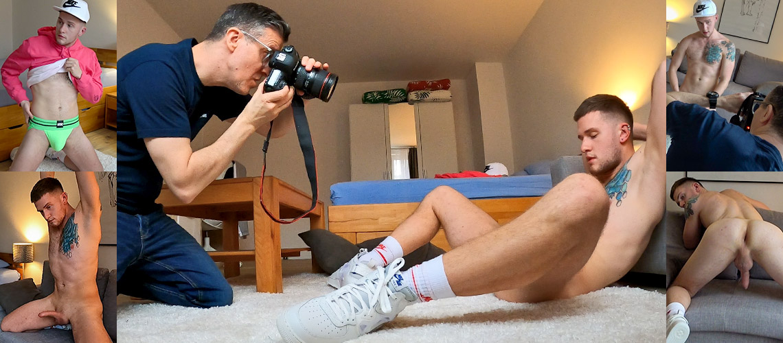 Behind the scenes with my sexy mate Kell Fuller