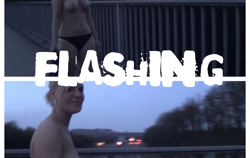 Flashing highway bridges at 6:00 afterDisco
