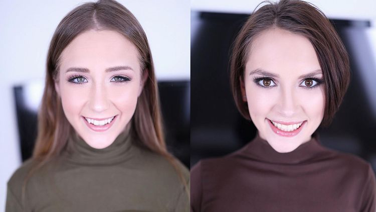 Amateur Allure Features Audrey Hempburne and Natalie Porkman Sucking and Swallowing