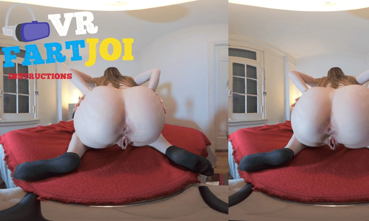 VR180 Farting JOI From A Big Gassy Ass