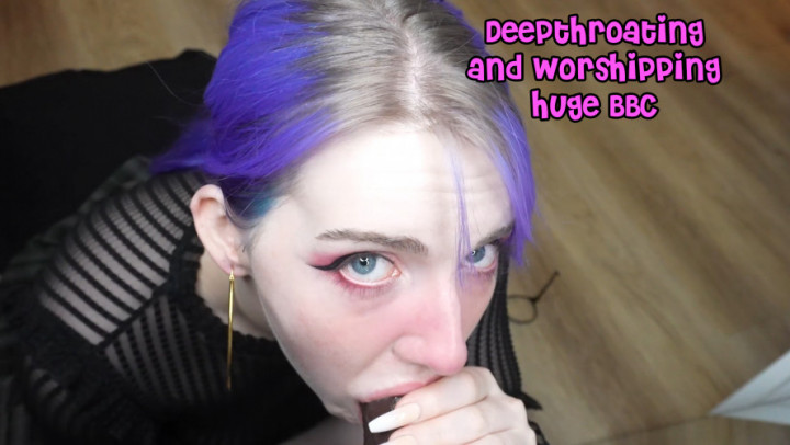 Deepthroating And Worshipping Huge BBC