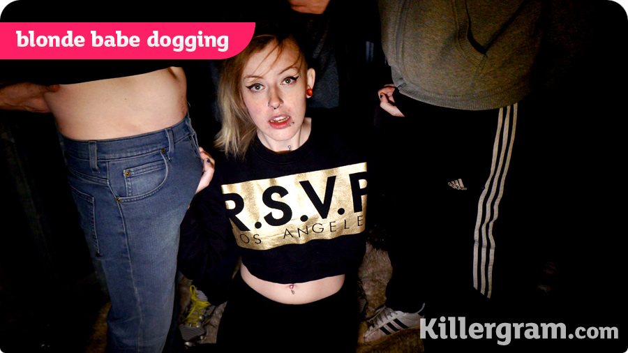 Blonde Babe Dogging