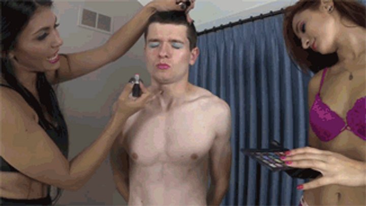 Alexis Amadahy and Jade - Sissy Strap on Training (Part 1)