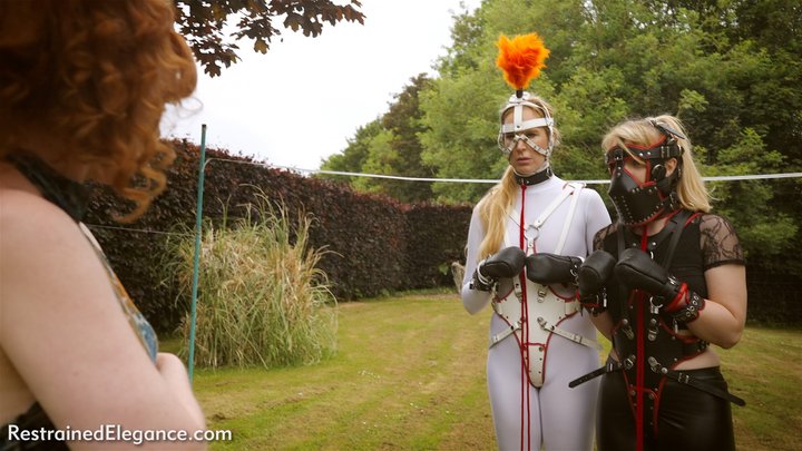Pony Girl Dressage Rehearsals