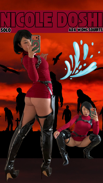 Ada Wong Squirts! Hot Resident Evil Cosplay