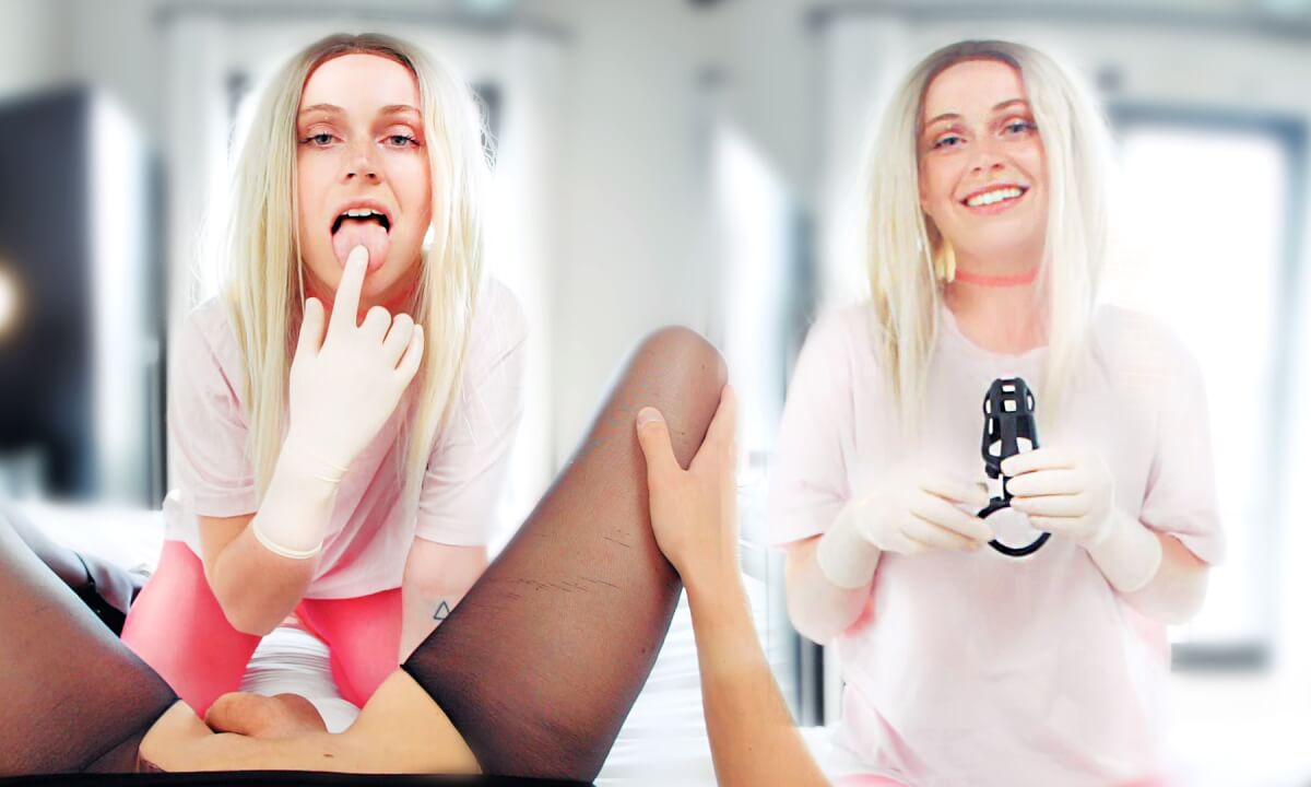 CHASTITY - POV Sissy Training