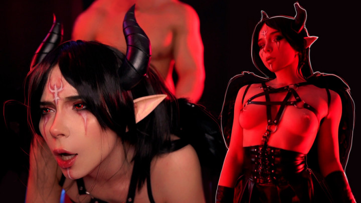 Demon Lilith Deepthroat Big Cock & Fuck