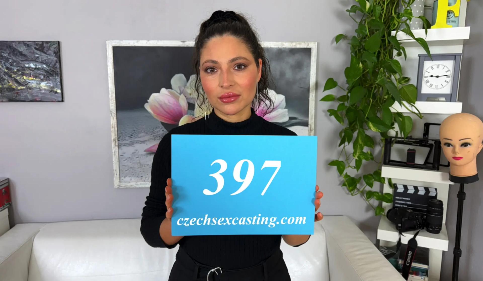 Hot brunette sex bomb in porn action