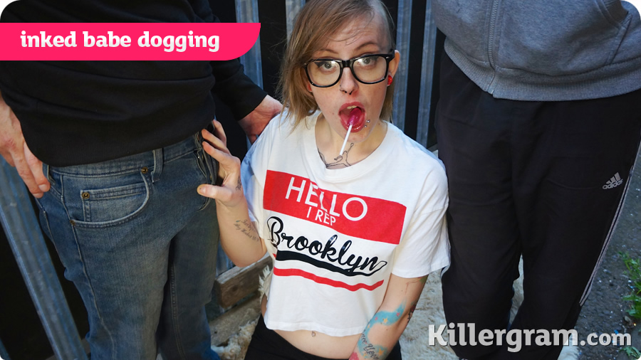 Inked Babe Dogging