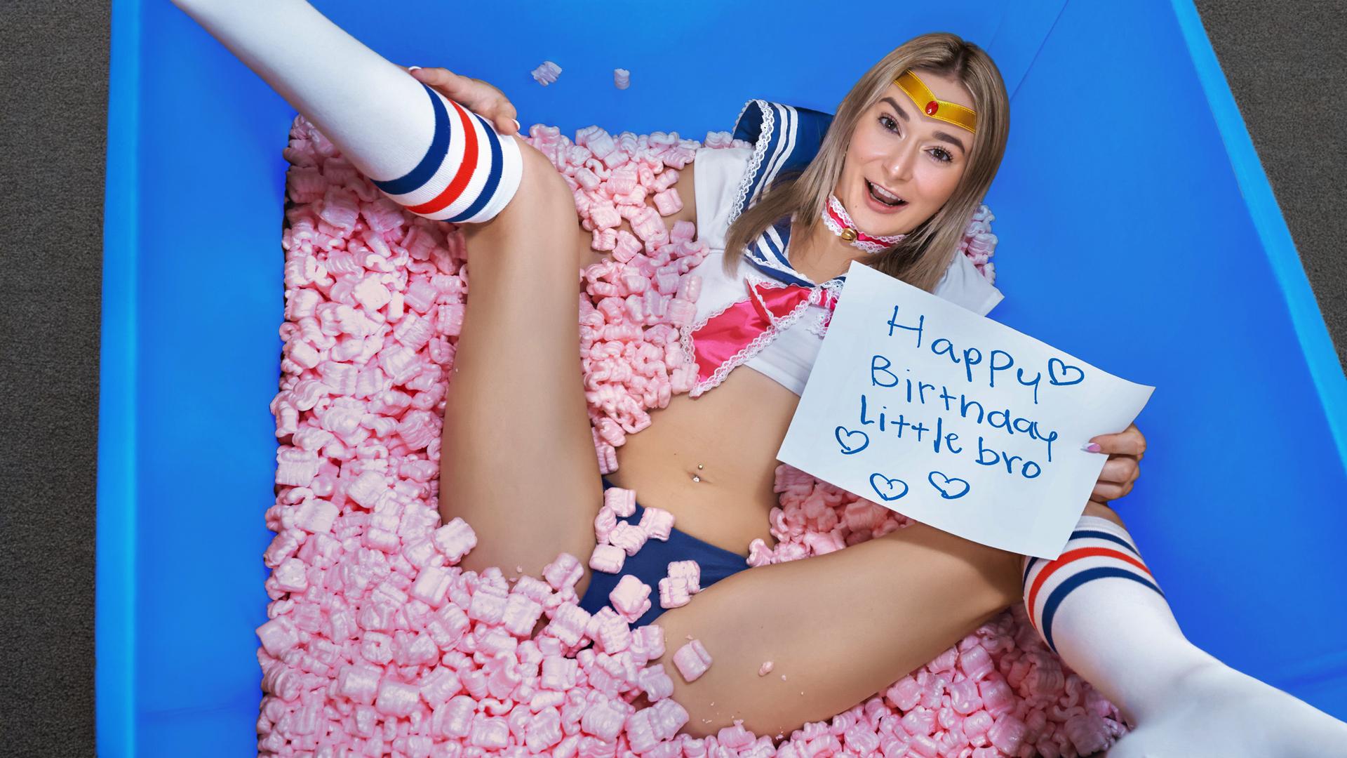 "You've Never Seen a Pussy Before?!" - I'm His Birthday Sex Doll