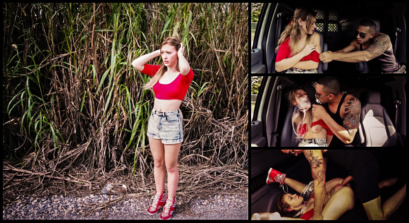 Callie Calypso Endures Domination, Outdoor Rough Sex & Rope Bondage for a Ride