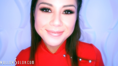 Penelope Reed Stops By to Swallow a Hot Load