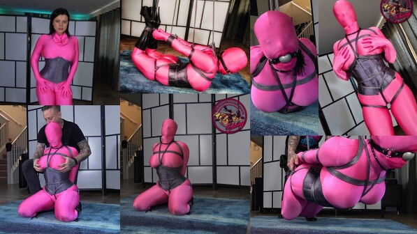 Living Doll Hogtied and Swinging