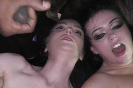 Catalia Valentine and Maddison Rose - Gangbang