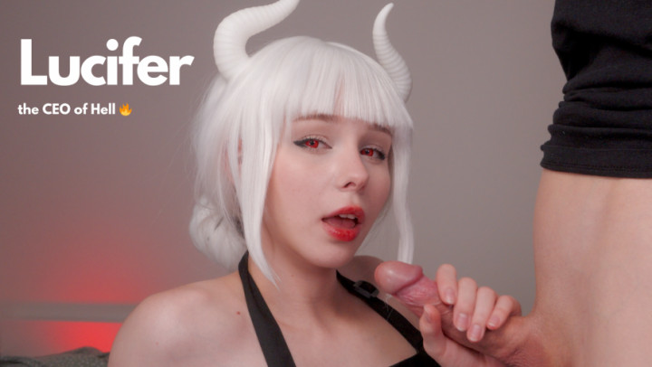 Lucifer, CEO of Hell fucked and creampied! Helltaker cosplay