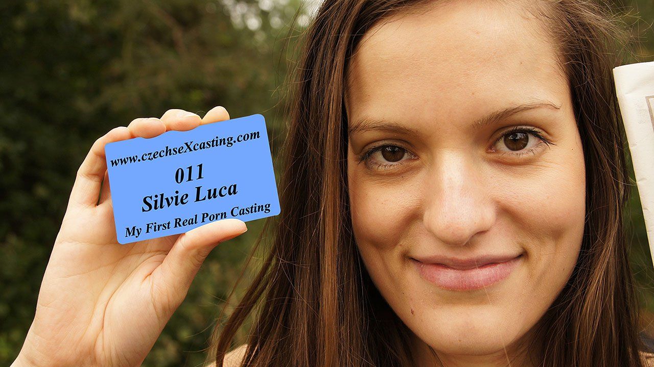 Silvia first real porn casting