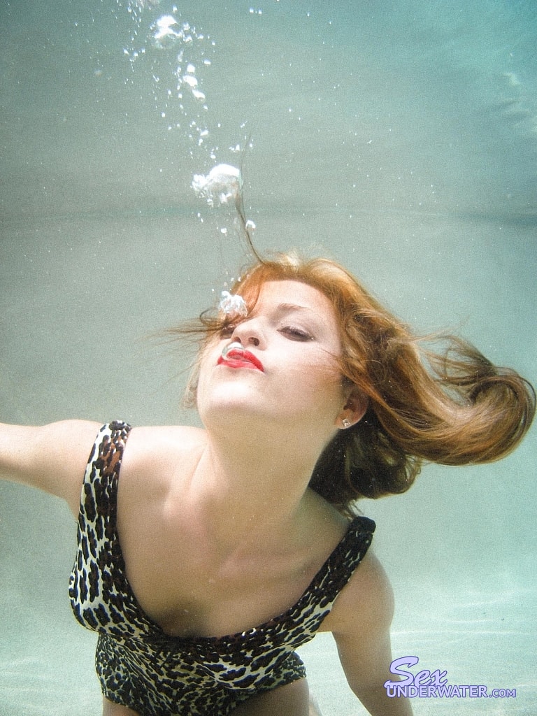 Vintage Leopard Print Swim Suit