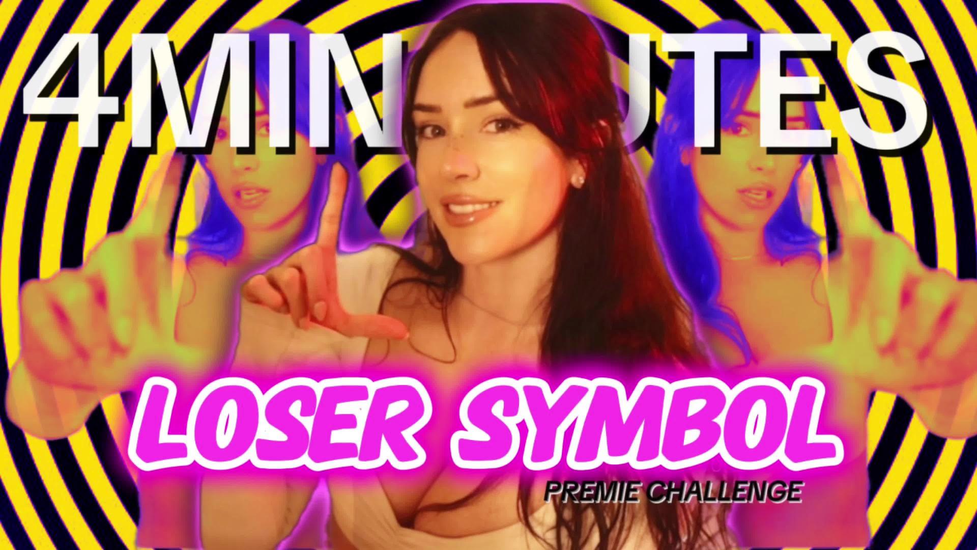 4 MINUTES OF LOSER SYMBOL: Premie Beta Humiliation Porn