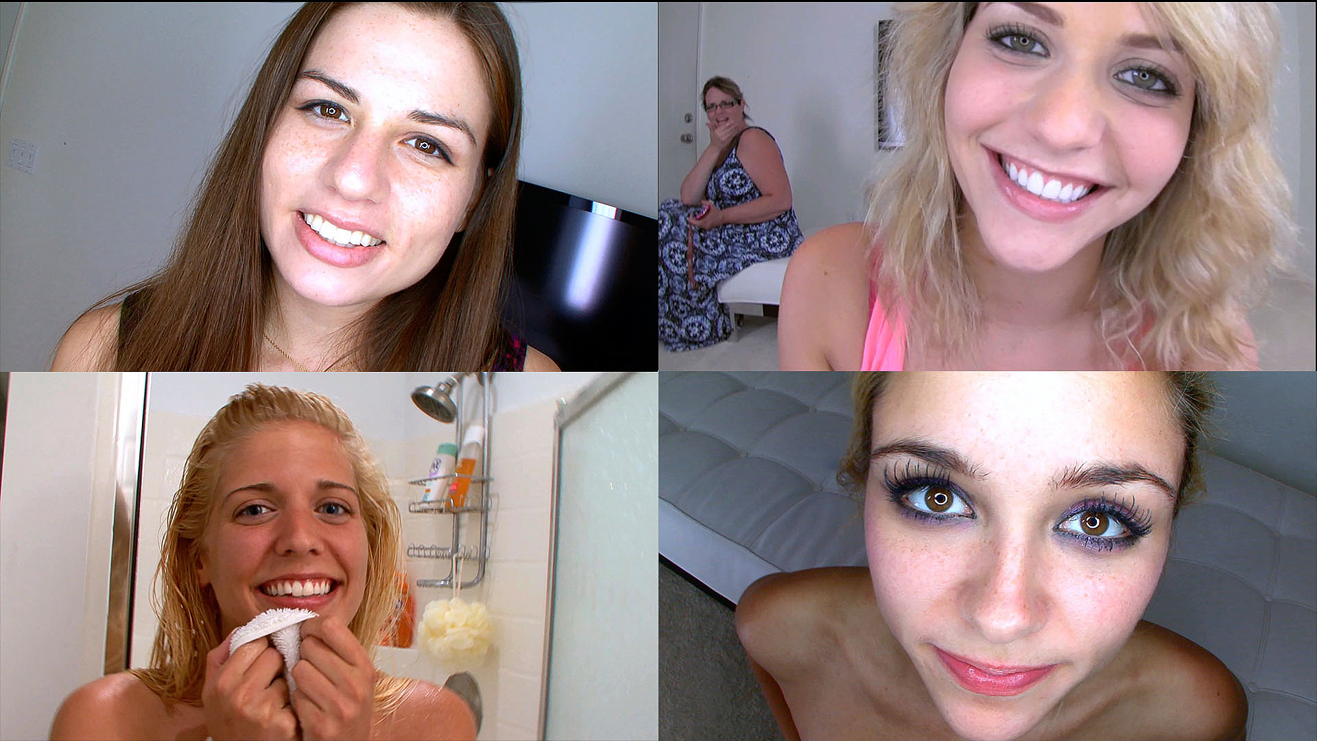 Pre-Auditions 15, Christie Nelson, Mia Malkova & Mom, Carmen Monet and Zoey Foxx Love to Swallow CUM