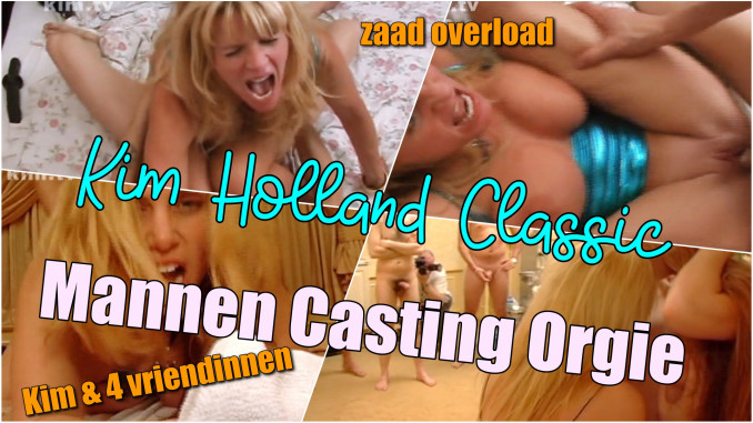 Kim Holland Classic: Casting Orgy with cumshots overload
