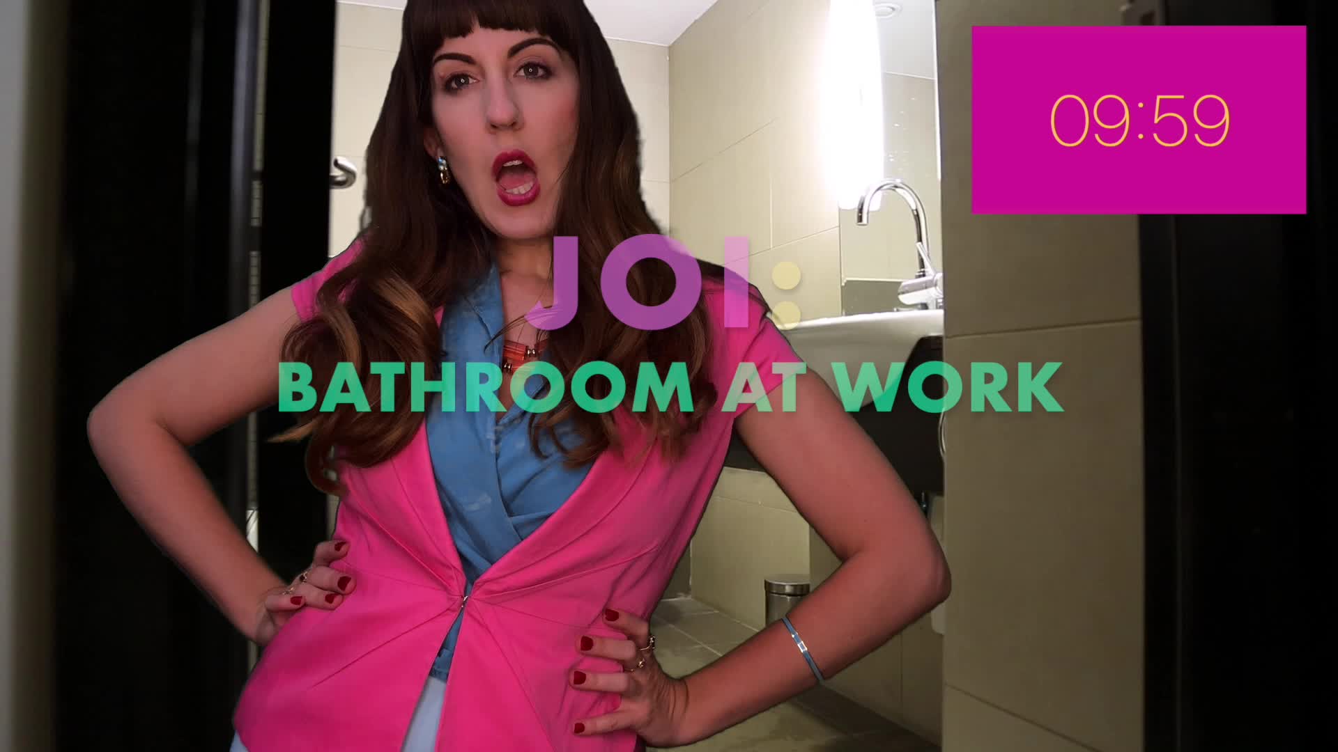 JOI: BATHROOM at WORK