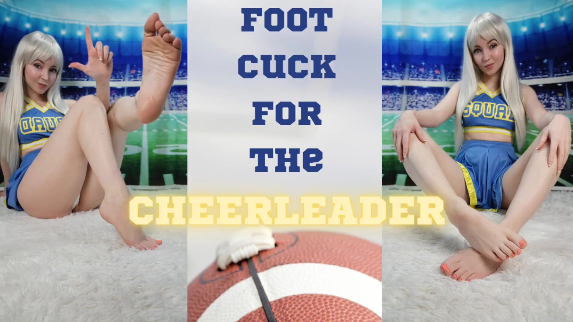Foot Cuck For The Cheerleader