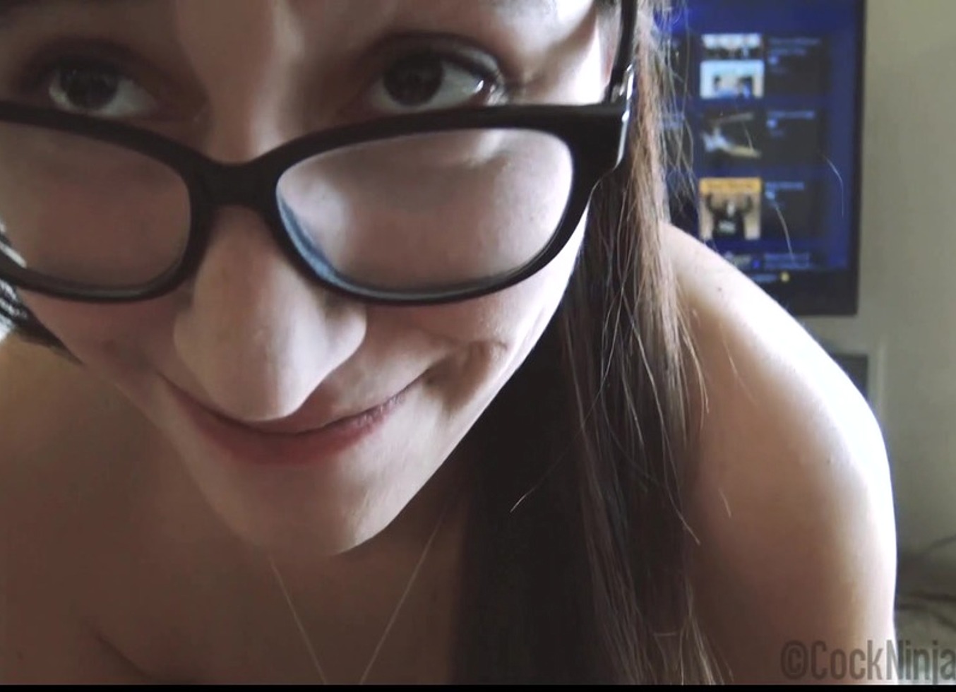 Brunette Nerd Sister Needs To Suck and Fuck Her Step Brother - Addy Shepherd
